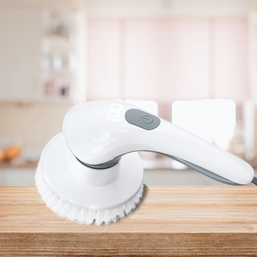 Sonic Scrub: Rechargeable Electric Spin Scrubber for Fast, Powerful Bathroom and Kitchen Cleaning